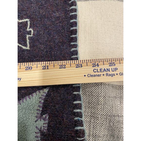 Robert Scott Siize L - Vintage Embroidery Cardigan Sweater Vest Snowflake Etc - Picture 12 of 12